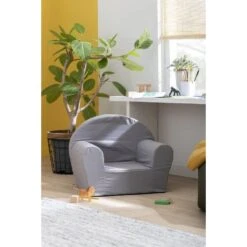 Kinderstoel Louis - Antraciet - 44x53x36 Cm -Woninginrichting Winkel sf 12601270 1011